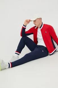 Fila dres męski kolor czerwony - Dresy męskie - miniaturka - grafika 1
