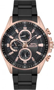 Zegarek Zegarek męski SLAZENGER SL.09.6342.2.02 czarny fashion na prezent - Zegarki męskie - miniaturka - grafika 1
