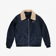 Kurtki męskie - Męska kurtka przejściowa bomberka Prosto Bomber Jacket - granatowa - PROSTO - miniaturka - grafika 1