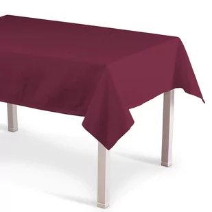 Dekoria Obrus prostokątny Plum śliwkowy) 130 × 130 cm Cotton Panama - Obrusy i serwetki - miniaturka - grafika 1