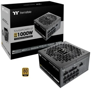 Netzteil Thermaltake Toughpower GT 1000W ATX3.1/GEN5 80+G BK retail - Zasilacze komputerowe - miniaturka - grafika 1