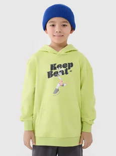 4F Bluza dresowa nierozpinana z kapturem chłopięca - żółta 164 (13-14 lat) - Bluzy dla chłopców 4F Bluza dresowa nierozpinana z kapturem chłopięca - żółta 164 (13-14 lat) - Bluzy dla chłopców - miniaturka - grafika 1