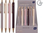 Długopisy - Długopis metalowy Satin Gold (24szt) - miniaturka - grafika 1