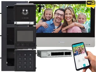 Zestaw modułowy jednorodzinny wideodomofon IP Vidos ONE M2020 A2000G/D/LCD FullHD IPS Szyfrator Natynkowy - Wideodomofony - miniaturka - grafika 15