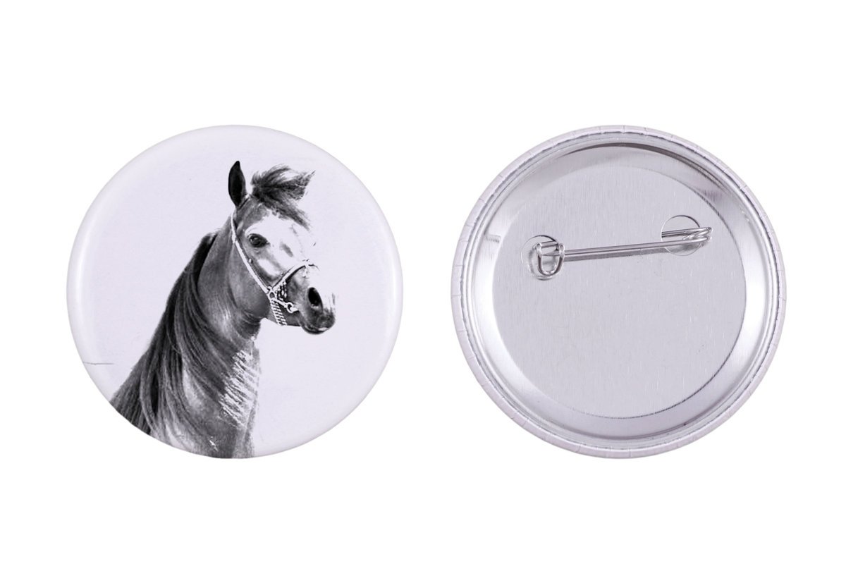 Koń arabski - ozdoba koszuli, przypinka do torby, idealny prezent z możliwościa dodanie swojej grafiki marki Art-Dog