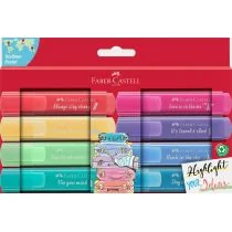 Faber-Castell Zakreślacze Pastelowe 8 Kolorów - Przybory szkolne - miniaturka - grafika 1