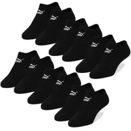 Skarpetki męskie - Puma Skarpety Męskie Stopki Sneaker Zestaw Bawełna Czarne 6 par Rozmiar 35/38 - miniaturka - grafika 1