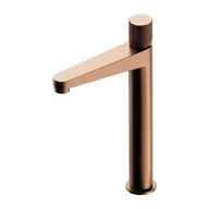 Baterie umywalkowe - Bateria umywalkowa nablatowa Omnires Contour miedź szczotkowana CT8012CPB - miniaturka - grafika 1