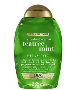 OGX Teatree & Mint - Szampon z olejkiem z drzewa herbacianego i miętą 385 ml - Szampony do włosów - miniaturka - grafika 1
