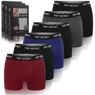 Majtki męskie - Bokserki Męskie Top Secret Bawełniane 6 Sztuk Rozmiar Xl - miniaturka - grafika 1