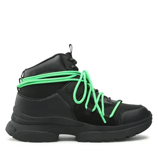 Sneakersy Nylon Red WAG1156306A Czarny - Sneakersy damskie - miniaturka - grafika 1