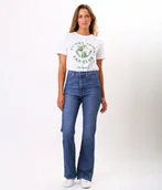 Spodnie damskie - Jeansy damskie bootcut MERY 0664 STONE USED-27\30 - miniaturka - grafika 1