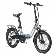 Rowery elektryczne - Rower elektryczny JOBOBIKE Ace PRO składak 10 Ah koło 20 " niebieski 250 W - miniaturka - grafika 1