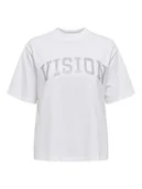 Koszulki i topy damskie - ONLY Koszulka w kolorze białym - miniaturka - grafika 1