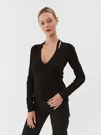 Swetry damskie - Guess Sweter W3BR30 Z2V42 Czarny Regular Fit - miniaturka - grafika 1