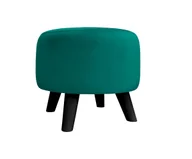 Pufy i podnóżki - Pufa ALA noga czarna MG20 - miniaturka - grafika 1