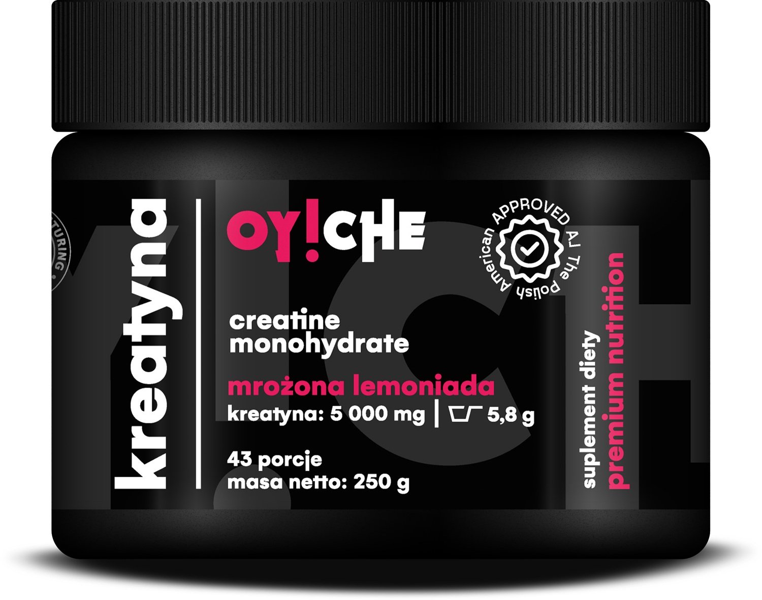 Oyche Kreatyna Mrożona Lemoniada, proszek 250 g