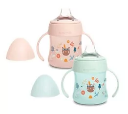 Butelka do karmienia Suavinex Baby Bottle With Handles 150ml - Butelki dla niemowląt - miniaturka - grafika 1