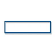 Systemy ekspozycyjne i znaki informacyjne - Magnetoplan Koszulka magnetyczna 232x52mm ramka niebieska 5szt 1131703 - miniaturka - grafika 1