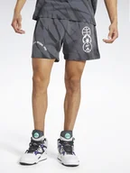 Spodenki męskie - Reebok Szorty sportowe Classics Block Party Shorts HS9179 Szary - miniaturka - grafika 1