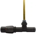 Zawory i kraniki - Zawór termostatyczny zespolony 50mm UNICO ciemny grafit strukturalny lewy - miniaturka - grafika 1