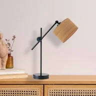 Lampy stojące - Nowoczesna lampka stołowa na czarnym stelażu MALI ECO - miniaturka - grafika 1