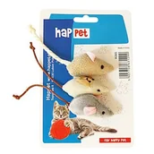 Zabawki dla kotów - Myszki 5 cm, zestaw 3 sztuki K065 - miniaturka - grafika 1