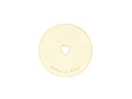 Obrusy i serwetki - Podstawka drewniana pod kubek - Kocham Cię Mamo! - 10 cm - 1 szt. - miniaturka - grafika 1