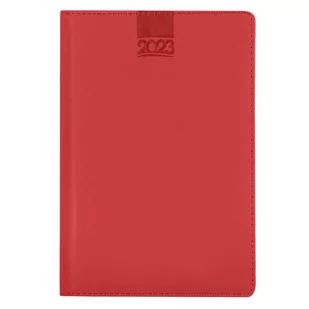 Kalendarz książkowy 2023 A5 czerwony EASY - Easy Stationery - Kalendarze - miniaturka - grafika 1