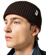 Czapki damskie - Czapka Wrangler SIGN OFF BEANIE 112358315 Mole ONE SIZE - miniaturka - grafika 1