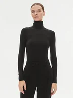 Bluzki damskie - Calvin Klein Golf K20K206053 Czarny Slim Fit - miniaturka - grafika 1