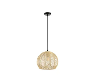 Immax 08258L - Żyrandol na lince PELO 1xE27/40W/230V śr. 30 cm rattan - Lampy sufitowe - miniaturka - grafika 1