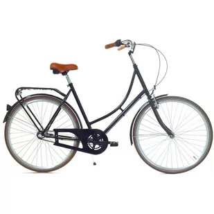 Dallas Bike Holland City 3spd 28 cali Damski Czarny z brązem - Rowery - miniaturka - grafika 1