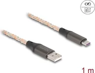 Kable USB - DELOCK Przewód USB 2.0 Typ-A do USB Type-C z oświetleniem RGB - miniaturka - grafika 1