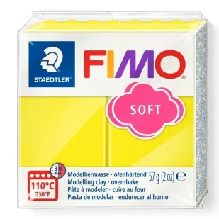 Masa termoutwardzalna Fimo 57g cytrynowy - Staedtler - Masy plastyczne - miniaturka - grafika 1