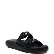 Sandały damskie - Marc Cain Skórzane sandały - miniaturka - grafika 1