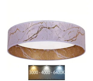 Brilagi - LED Plafon VELVET LED/24W/230V 3000/4000/6400K biały/złoty - Lampy sufitowe - miniaturka - grafika 1