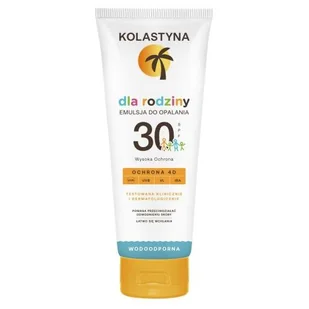 KOLASTYNA Emulsja do opalania dla rodziny SPF 30, 250 ml - Balsamy i kremy do opalania - miniaturka - grafika 1