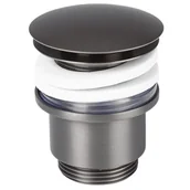 Korki do umywalek - Korek umywalkowy KOG okrągły click grafit - miniaturka - grafika 1