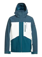 Kurtki narciarskie - Quiksilver Techniczna kurtka śnieżna Dawson męska niebieska XXL - miniaturka - grafika 1