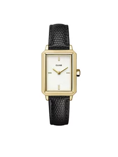 Zegarek Cluse Zegarek CW11504 Black Lizard/Gold - - Zegarki damskie - miniaturka - grafika 1