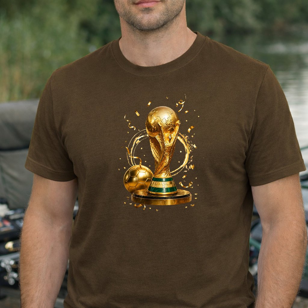 Koszulka WORLD CUP 2026 kolor brązowy rozmiar L