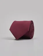 Krawaty i muchy męskie - krawat seta żakard sz1 bordowy - miniaturka - grafika 1