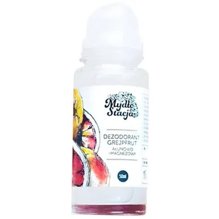 Naturalny dezodorant Ałun w kulce Mydło Stacja - Dezodoranty i antyperspiranty unisex - miniaturka - grafika 1