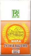 Zdrowa żywność - MĄKA ŻYTNIA RAZOWA 2000 900 g - RADIX-BIS - miniaturka - grafika 1