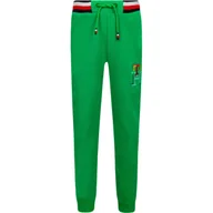 Spodnie sportowe damskie - Tommy Hilfiger Spodnie dresowe | Regular Fit - miniaturka - grafika 1