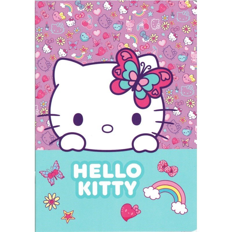 ZESZYT A5 32 KARTKI KRATKA Z MARGINESEM HELLO KITTY COOLPACK