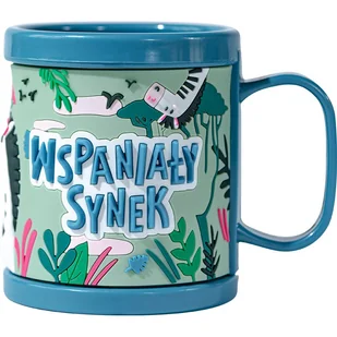 Plastikowy kubek 3D z napisem Wspania��y Synek - Kubki dla dzieci - miniaturka - grafika 1