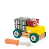 Samochody i pojazdy dla dzieci - Samochód do składania Miś Brico`Kids 2+ Janod - miniaturka - grafika 1