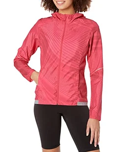 Salomon damska kurtka wiatrówka, zwinny wiatr nadruk bluza z kapturem W, mieszanka syntetyczna, różowa (Calypso Coral), rozmiar XS, LC1157700 - Kurtki damskie - miniaturka - grafika 1